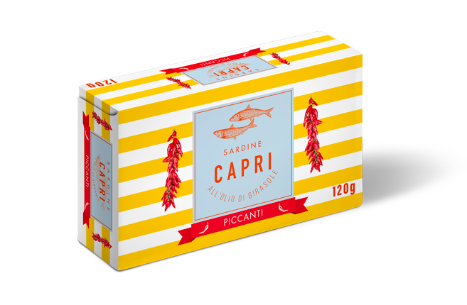 Sardine Piccanti Olio Girasole Capri | 120g