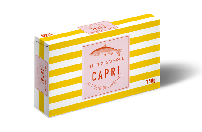 Salmon fillets in sunflower oil – Tonno Capri